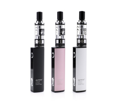 Justfog-Q16-Starter Set Schwarz, Pink, Silber
