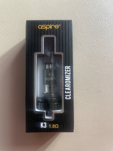 Aspire K3 Clearomizer BLACK 1 Aspire K3 Clearomizer schwarz